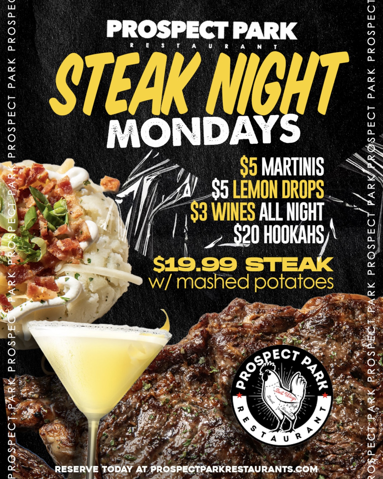 Home 6 Steak Night Mondays