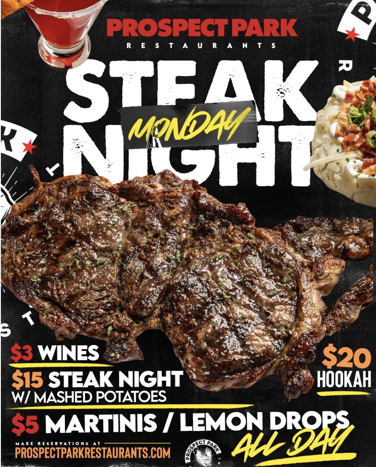 Steak Night Mondays